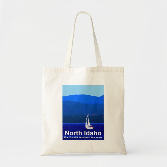 Tote Bag Bleu nord de l'Idaho (Devant)