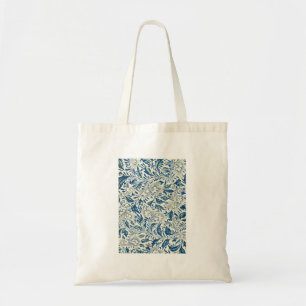 Tote Bag Bleu Vintage Floral Asiatique : Chinoiserie Antiqu
