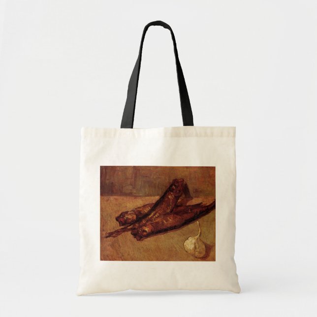 Tote Bag Bloatteurs et ail de Still Life par Vincent van Go (Devant)