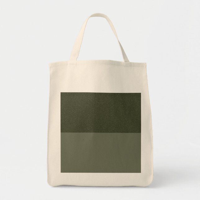 Tote Bag Bloc de couleur vert mousse texturé Fourre-tout -  (Devant)