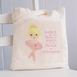 Tote Bag Blonde Ballerina Personnalisé