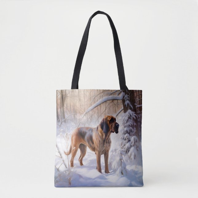 Tote Bag Bloodhof Laisser Neige Noël (Devant)
