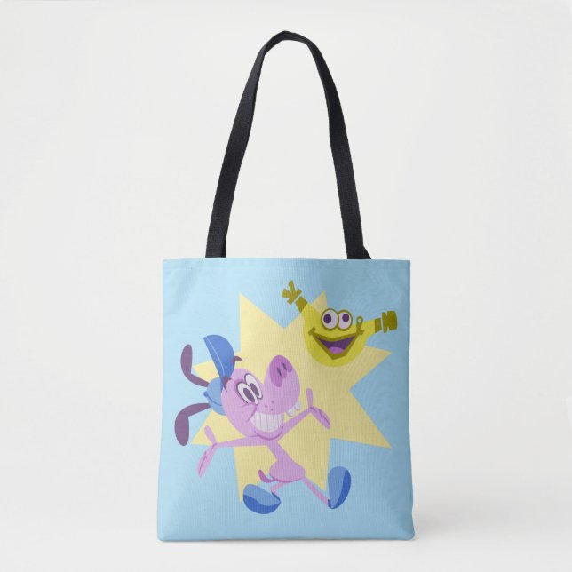Tote Bag Bloofy et Pouchy (Devant)