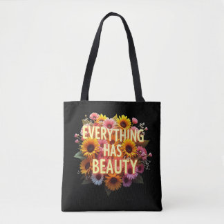 Tote Bag : Bloom au-delà de l'obscurité