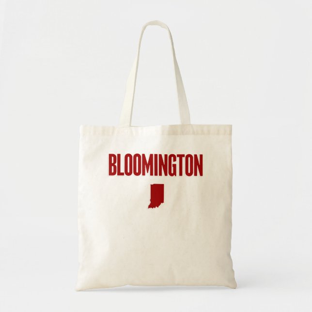 Tote Bag Bloomington Indiana Home State (Devant)
