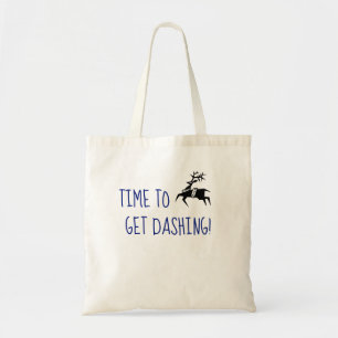 Tote Bag Blue Black Vendredi Shopping Obtenir Dashing Reind