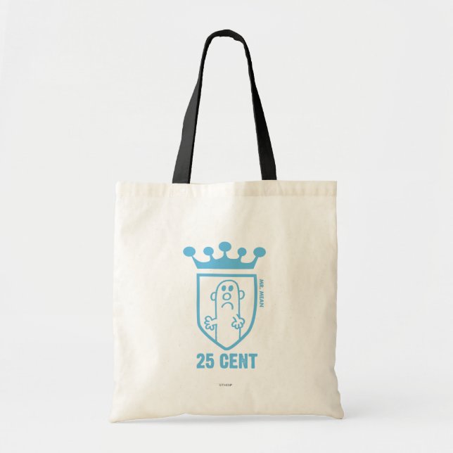 Tote Bag Blue M. Mean Crest & Crown (Devant)
