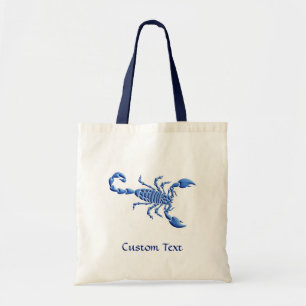 Tote Bag Blue Scorpion