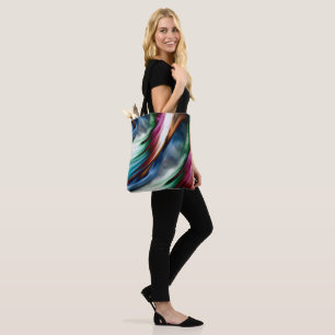Tote Bag Blue Valley Whirlwind Rainbow