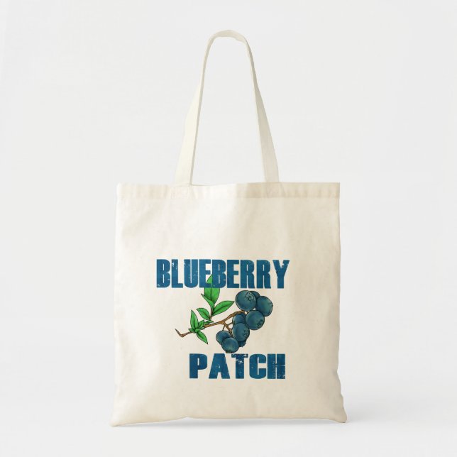 TOTE BAG BLUEBERRY PATCH (Devant)