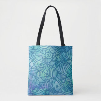 Tote Bag Blues de Poisson