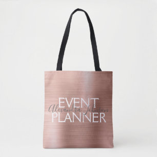 Tote Bag Blush Pink - Rose Gold Foil Event Planner Fournitu