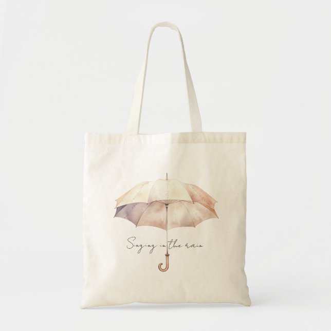 Tote Bag Blush Pink Tulip Flowers (Devant)