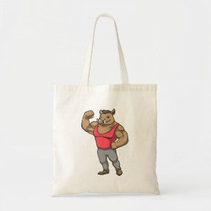 Tote Bag Boar Bodybuilder Muscles Bodybuilding