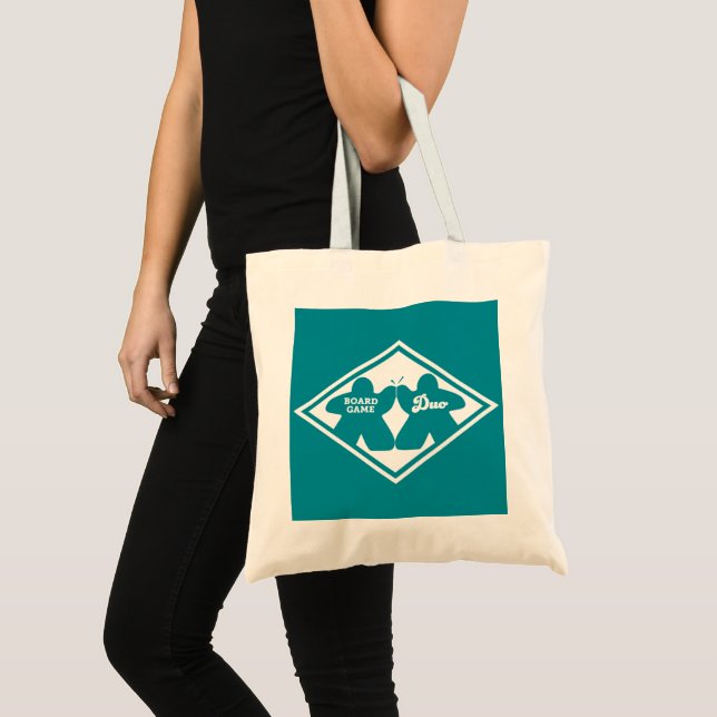Tote Bag Board Game Duo White Frame Basic Fourre-tout (Devant (produit))