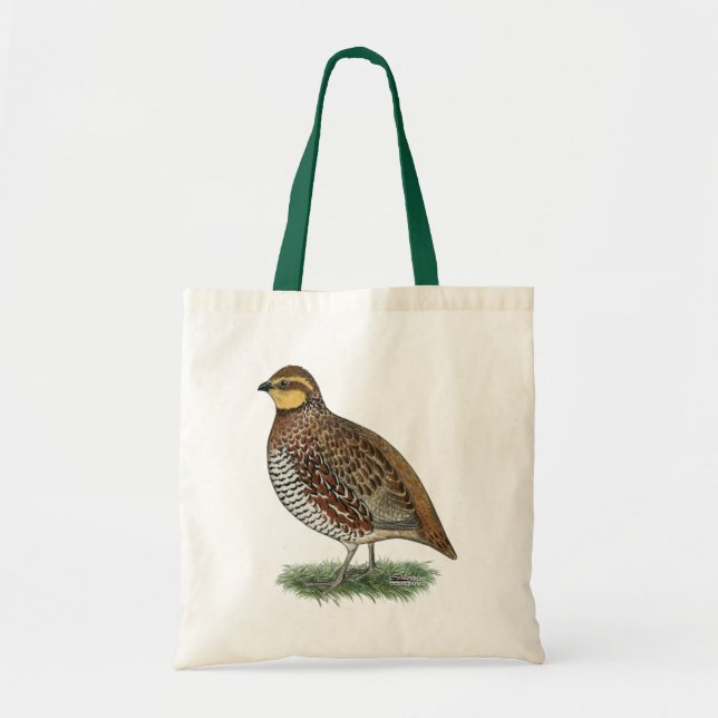 Tote Bag Bobwhite Quail Hen (Devant)