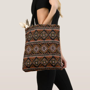Tote Bag Boho African Mud Tissu inspiré des tons de terre