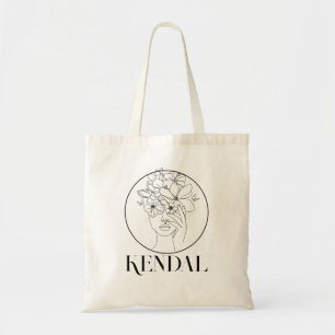 Tote Bag Boho Bohemian Abstrait minimal Style