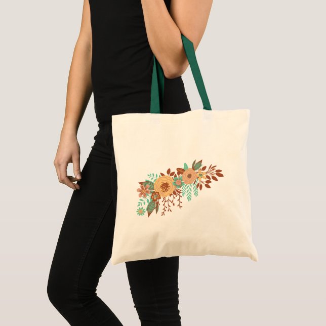 Tote Bag Boho Floral femmes (Devant (produit))