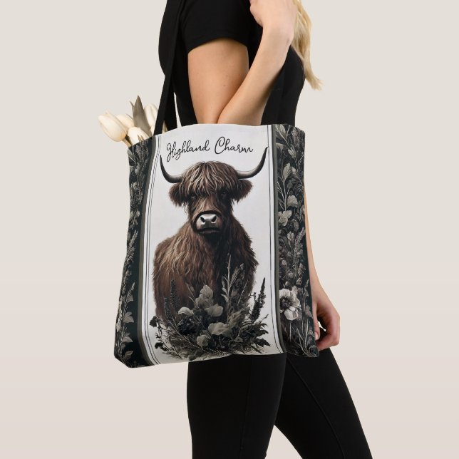 Tote Bag Boho Highland (De près)