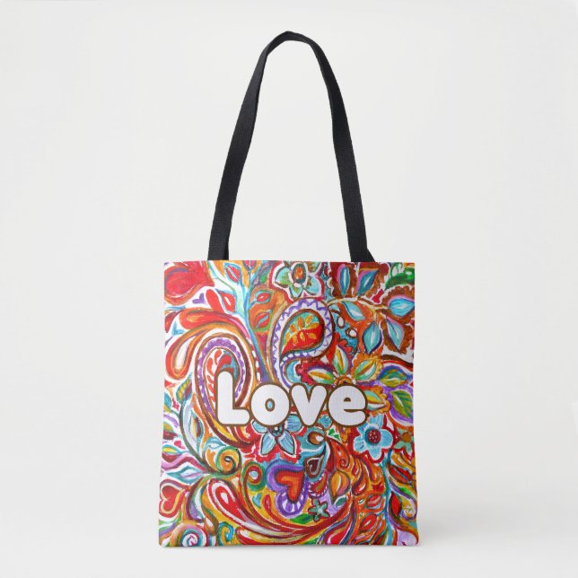 Tote Bag Boho Love (Devant)