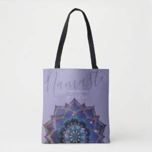 Tote Bag Boho Nebula Mandala, Mystique