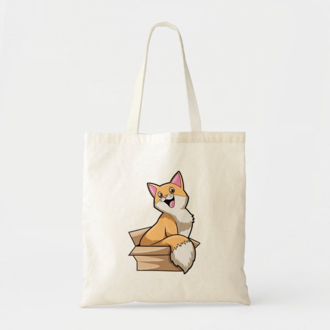 Tote Bag Boîte à chat (Devant)