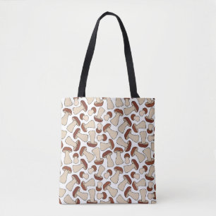Tote Bag Boletus ou champignons Porcini Patte sans fin