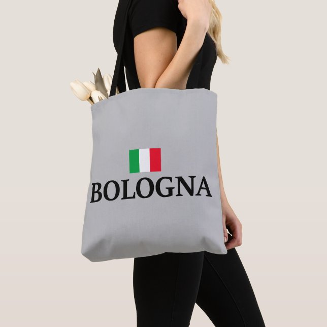 Tote Bag Bologne Italie, j'aime Bologne (De près)