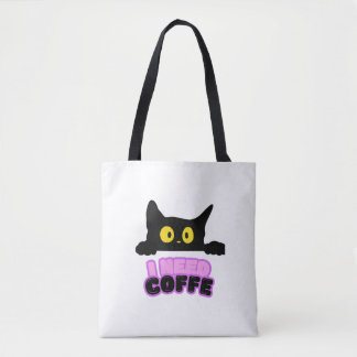 Tote Bag Bolsa de tela- I need coffe
