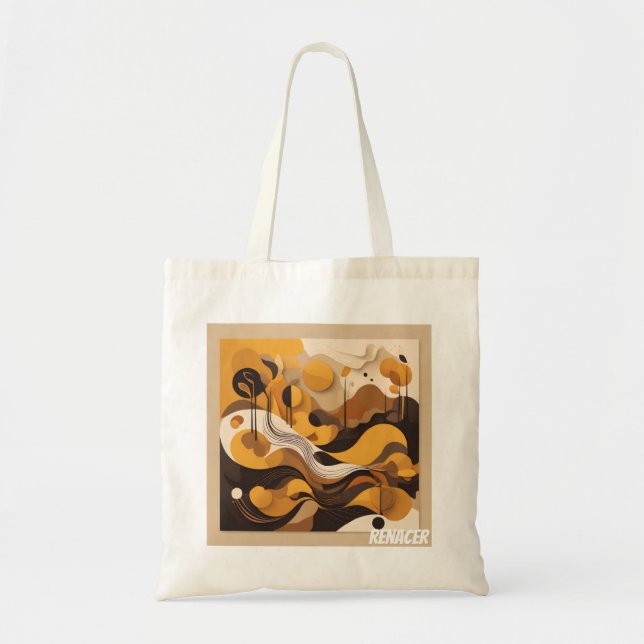 Tote Bag Bolsa Tote Solar Renacer Abstracto (Devant)