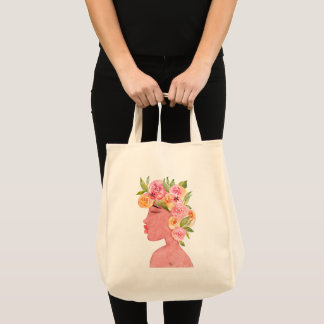 Tote Bag Bolso de tela ilustración acuarela
