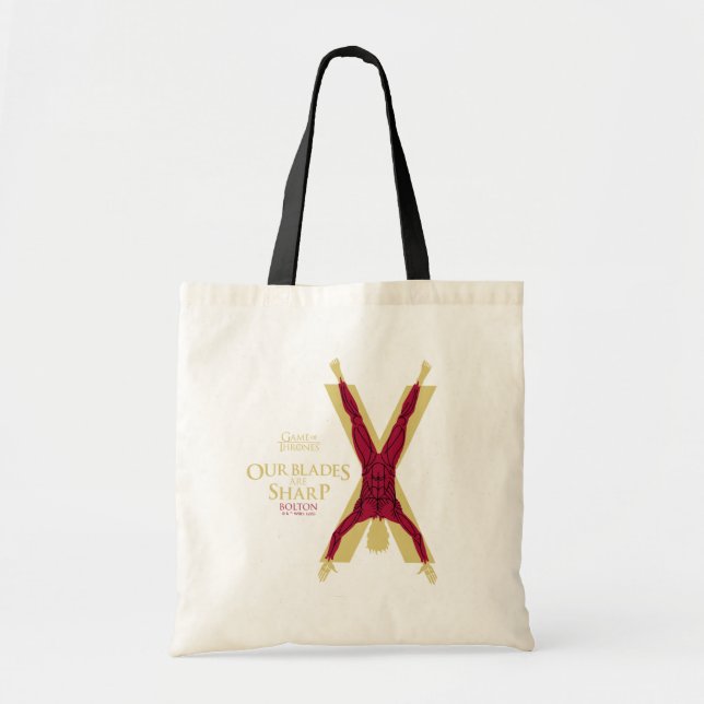 Tote Bag Bolton Sigil - Nos Lames Sont Sharp (Devant)