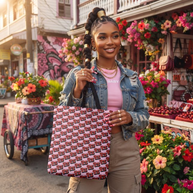 Tote Bag Bombe Cerise (Créateur téléchargé)