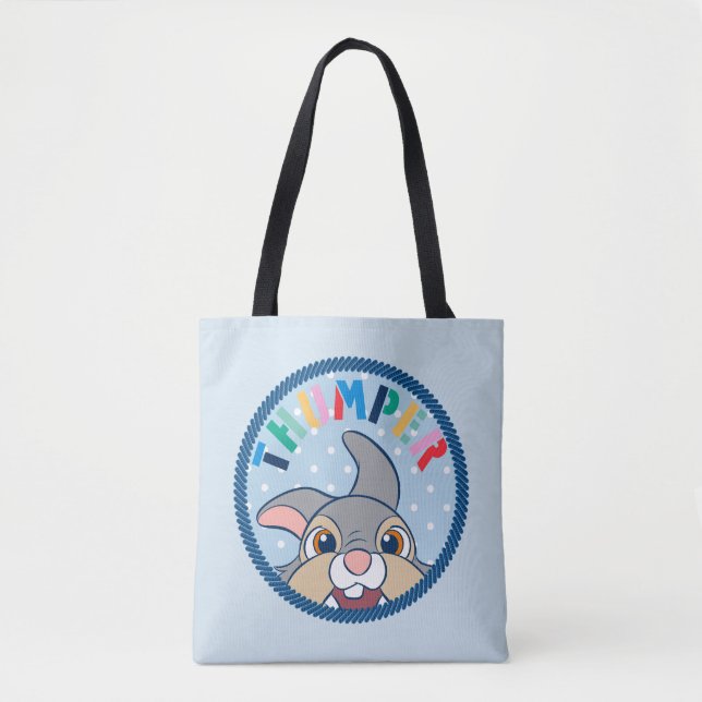 Tote Bag Bombei's Thumper Polka Dot Badge (Devant)