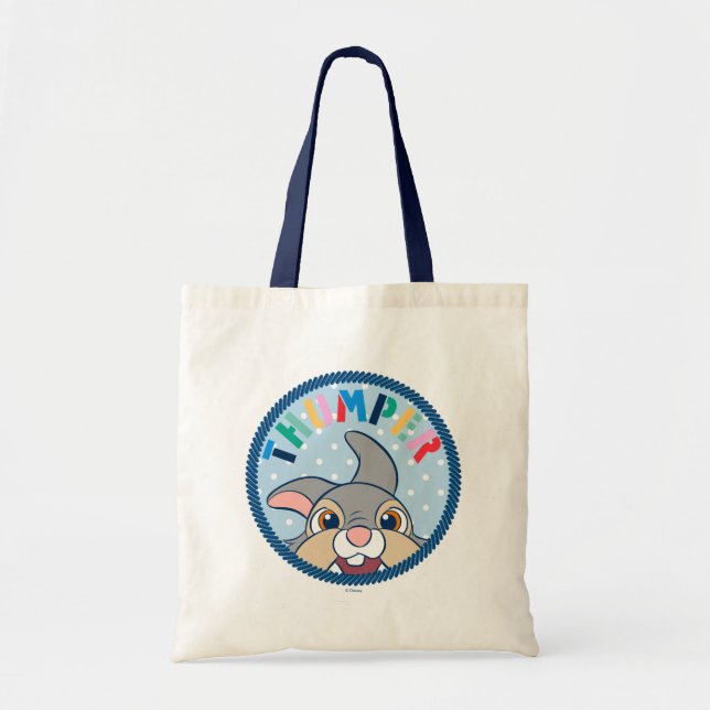 Tote Bag Bombi's Thumper Polka Dot Badge (Devant)