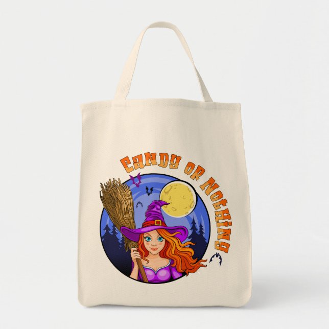 Tote Bag Bonbons ou rien (Devant)