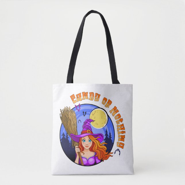 Tote Bag Bonbons ou rien (Devant)