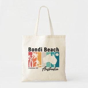 Tote Bag Bondi beach Australie Vintage Retro Souvenirs 80s