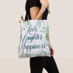 Tote Bag Bonheur de rire d'amour du bonheur   de plante