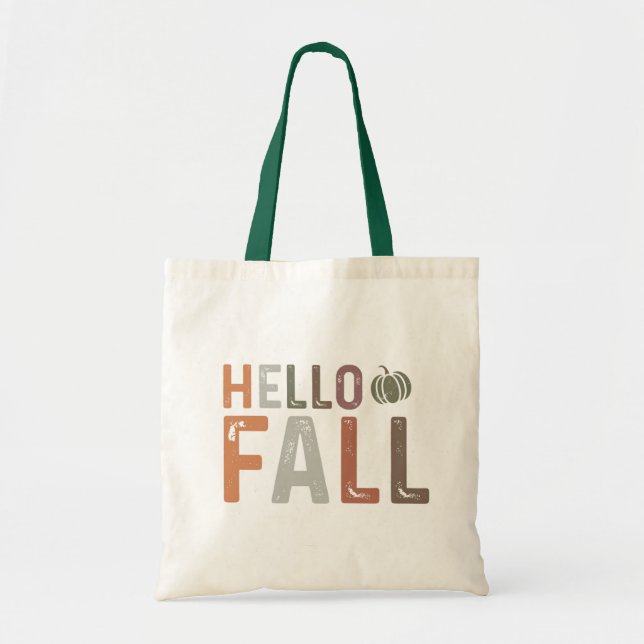 Tote Bag Bonjour Automne (Devant)