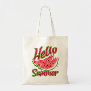 Tote Bag Bonjour été   Aquarelle