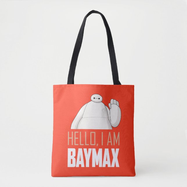 Tote Bag Bonjour, je suis Baymax (Devant)