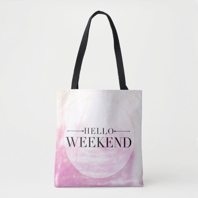 Tote Bag Bonjour week-end (Devant)