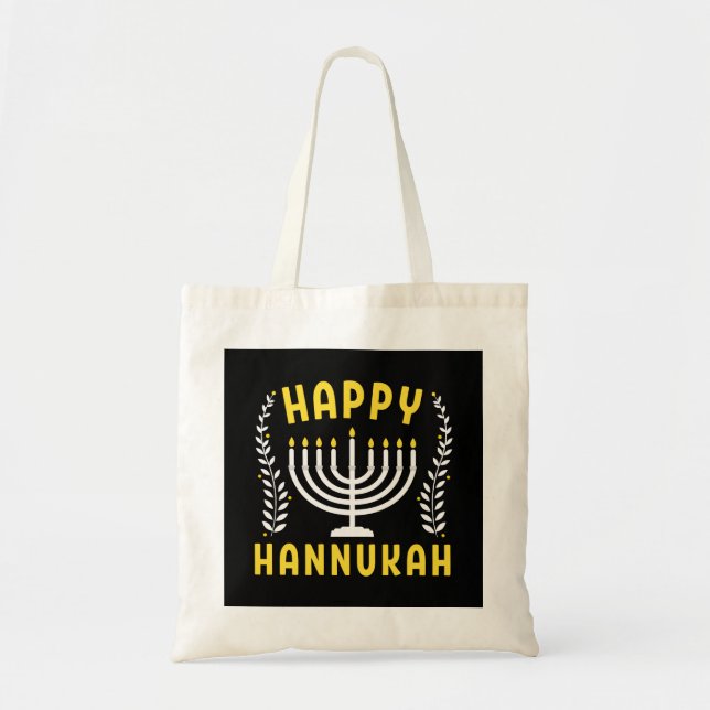 Tote Bag Bonne Hanoukka (Devant)