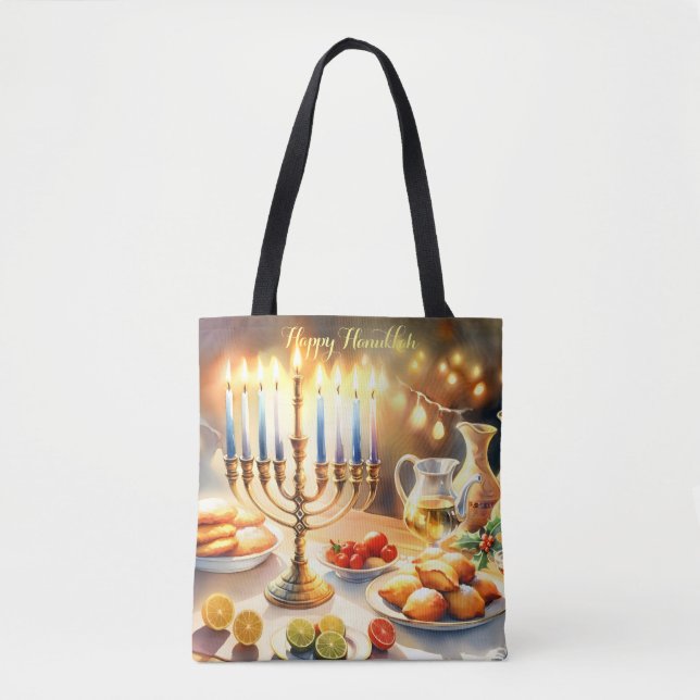 Tote Bag Bonne Hanoukka (Devant)