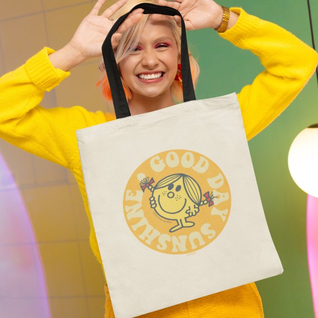 Tote Bag Bonne journée Little Miss Sunshine (Person holding tote bag)