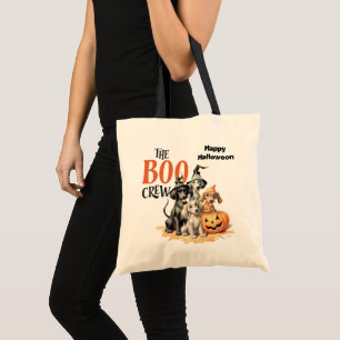 Tote Bag Boo Crew Chiens mignons Enfants Halloween