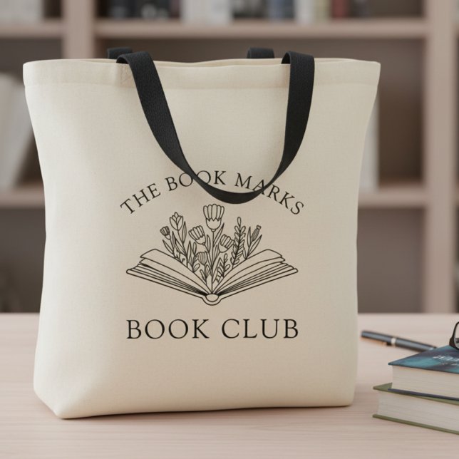 Tote Bag Book Club Personalized Member's Gift (Créateur téléchargé)