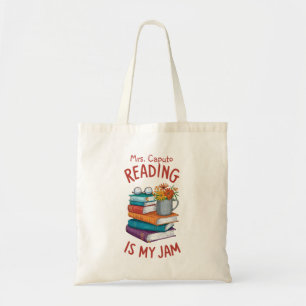 Tote Bag Book Lover Lecture personnalisée est ma confiture